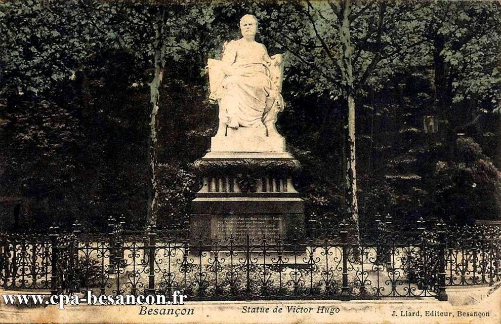 Besançon - Statue de Victor Hugo
